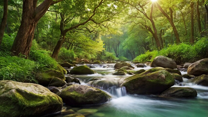 beautiful natural scenery background