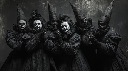 Fototapeta premium Dark Clowns.