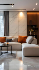 Modern Living Room Interior Design - Photo