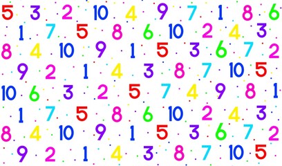 Numbers background,  3d number 123, number one two three, 3d render of a numbers, colorful numbers, numbers, one,  two, three, 1, 2, 3, education, mathematics, number one, number two, number three
