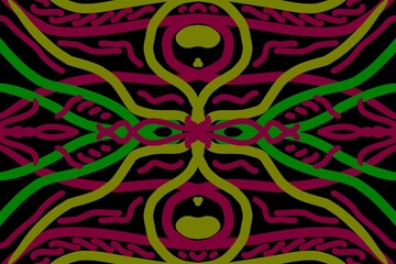 Green and black background, red and black, abstract background with lines, abstract background, red and green abstract, red and black background, face, masker, line