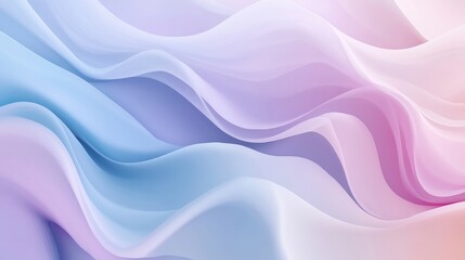 Obraz premium Soft pastel abstract waves, flowing texture. Modern art and design concept