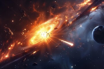 Obraz premium Beautiful Outer Space View