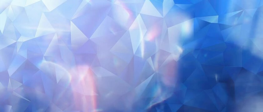 A blue background with a lot of triangles
