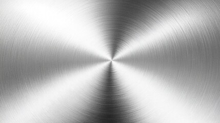 Reflective brushed metal texture with circular patterns