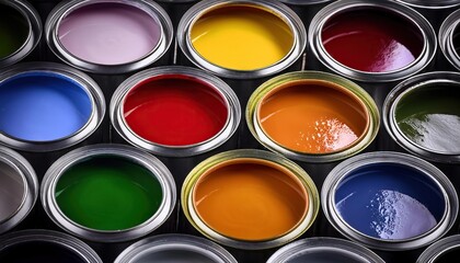 Fototapeta premium paint of different colors background 