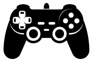 Gamepad icon. Game controller silhouette vector, Video game controller, joystick   © Trendy CraftSVG 