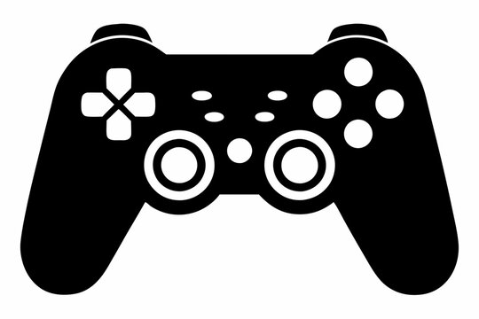 recommend clip art: Gamepad icon. Game controller silhouette vector, Video game controller, joystick
                    
                    