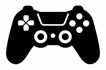 Gaming controller Silhouette vector, joystick icon silhouette