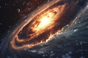 Fototapeta premium Beautiful Outer Space View