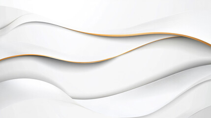 Minimalistic style white abstract background with waves of cream or silk, sagging fabric cladding or flowing milk.