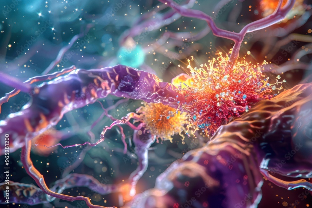 Poster reuptake mechanism: an image showing the reuptake of neurotransmitters back into the presynaptic neu
