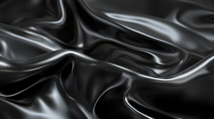 Fototapeta premium Black Velvety Texture Background 