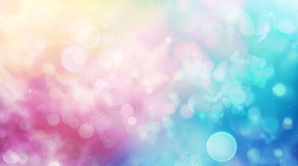 Obraz premium Abstract background with a soft, blurred effect, featuring pastel colors and a dreamy atmosphere