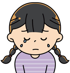 シクシクとなく女の子