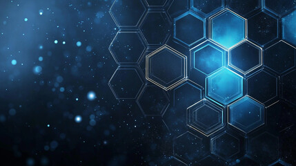 hexagon concept design abstract technology background. Modern simple overlay hexagon pattern template element.