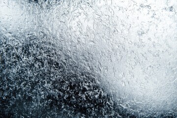 Abstract Texture of a Frosted Glass Surface