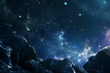 Fototapeta premium Beautiful Outer Space View