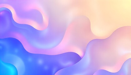 Fototapeta premium Fluid colors Abstract hologram gradient background 