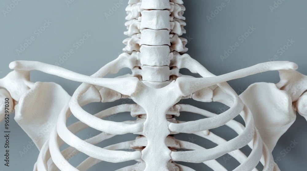 Aufkleber detailed morphological variations in human ribcages revealed through high-resolution bone structure 