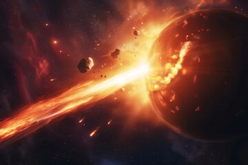 Obraz premium Beautiful Outer Space View
