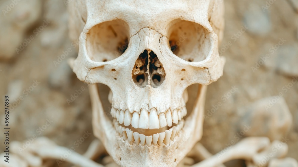 Poster evolutionary study of fossilized primate skeletons with scientific reference in high detail 8k resol
