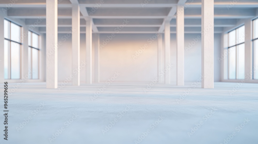 Aufkleber futuristic skeletal architecture design - intricate 8k structural illustration with copy space for t