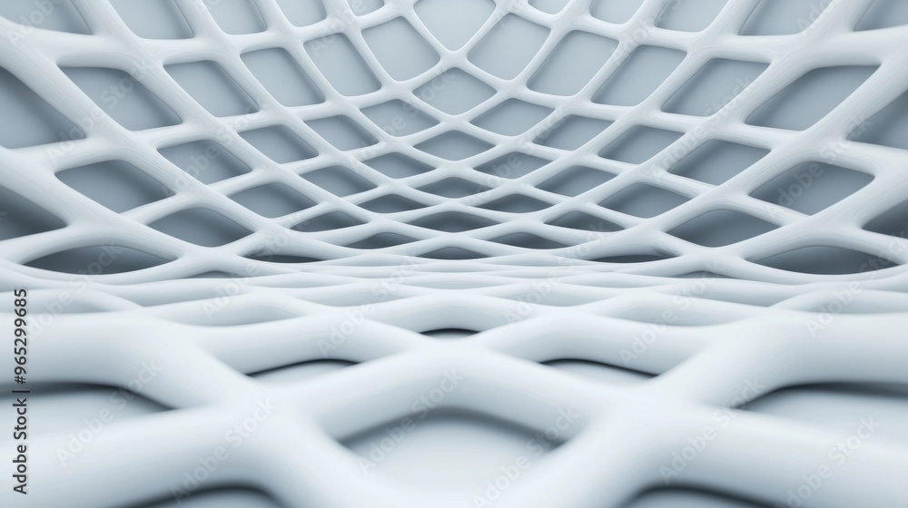 Poster futuristic skeletal architectural design - detailed illustration with copy space for text in 8k reso