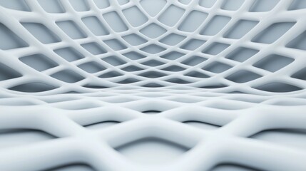 Futuristic Skeletal Architectural Design - Detailed Illustration with Copy Space for Text in 8K Resolution