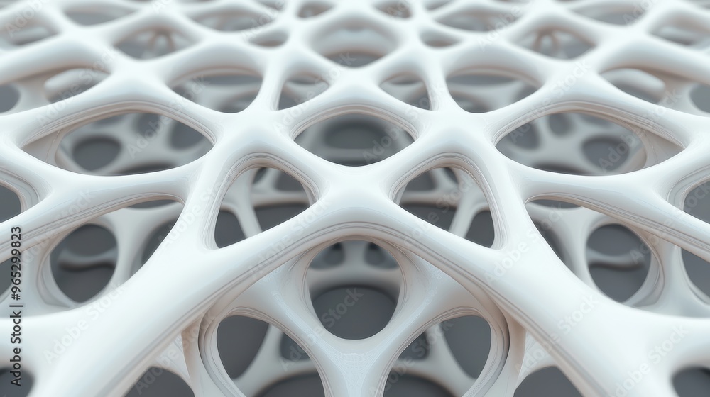 Aufkleber futuristic architectural study of skeletal structures with copy space, detailed design in 8k resolut