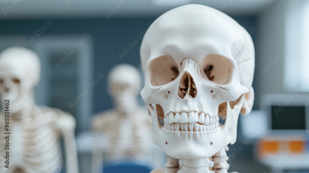 Aufkleber anatomy education in classroom setting with detailed skeletal models for high-resolution learning vi