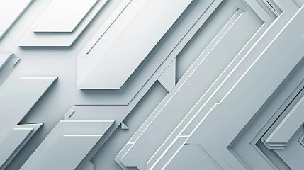 Abstract White Geometric Shapes with Halftone Pattern  Abstract White Squares Pattern.
 