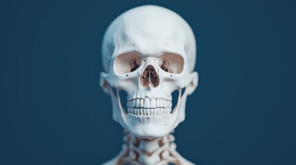 Detailed Skeletal Anatomy in Pathology Medical Illustration with Copy Space, 8K High Detail Resolution