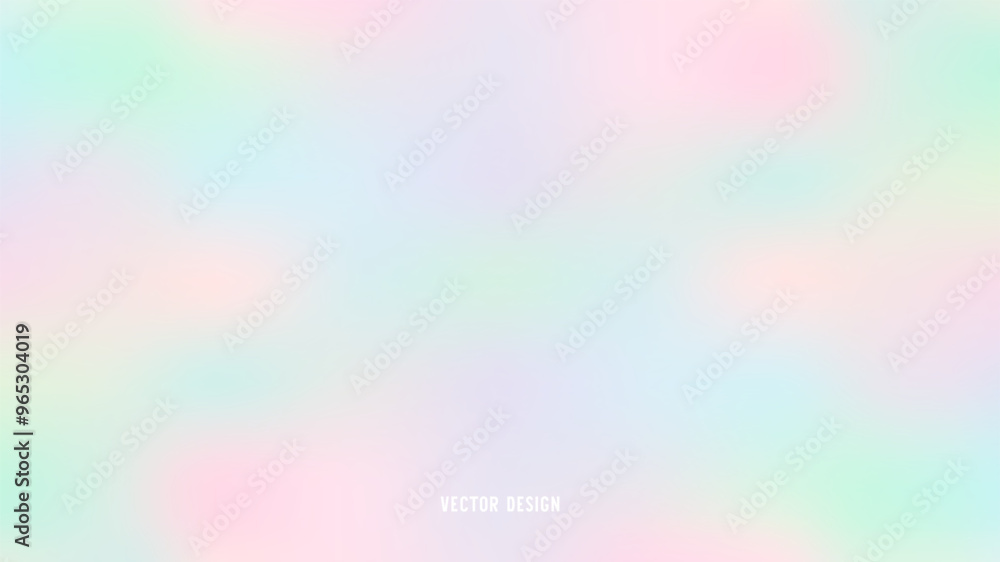 Poster light pastel gradient background with soft and subtle transitions