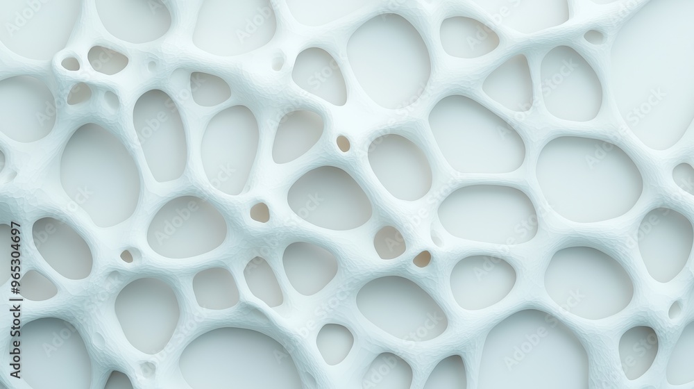 Poster skeletal symmetry: abstract artistic design with copy space in high detail 8k resolution