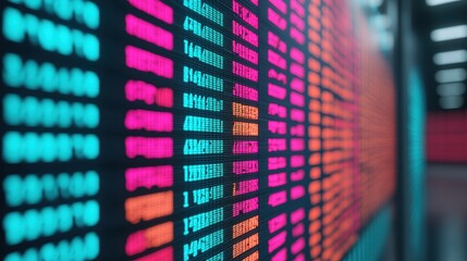 Global Oil Market Financial Impact - Stock Market Ticker Displaying Oil Prices with Copy Space for Text in 8K High Detail