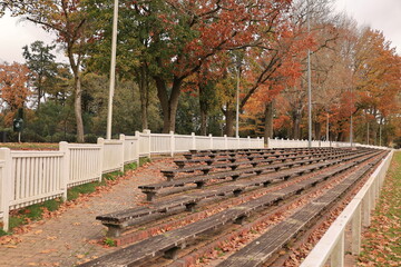 Kleiner Park im Zentrum von Rastede in Niedersachsen	