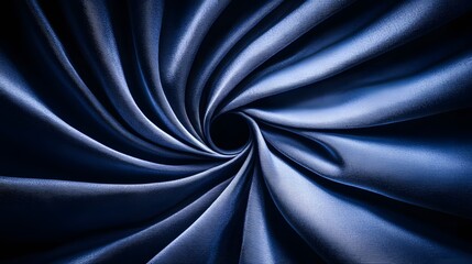 Fototapeta premium Abstract Blue Swirling Fabric Texture Background