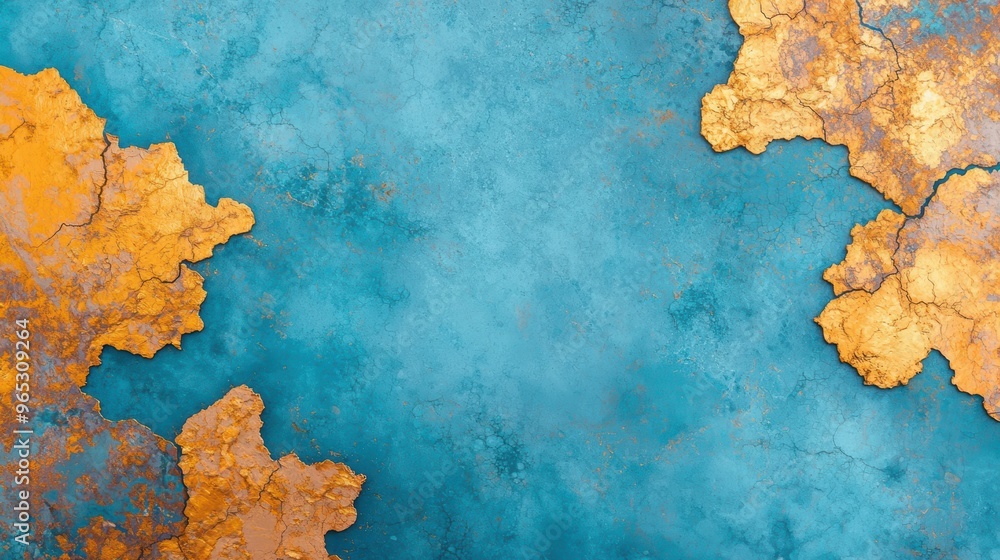 Aufkleber global view of potential oil fields: cutting-edge satellite imaging in 8k resolution with copy space