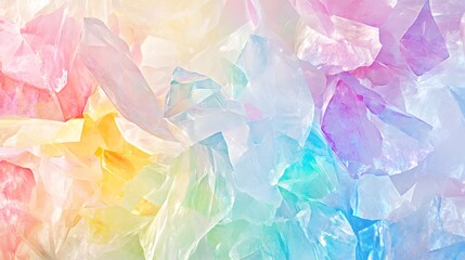 Abstract Rainbow Crystal Texture Background