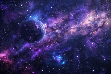 Obraz premium Beautiful Outer Space View