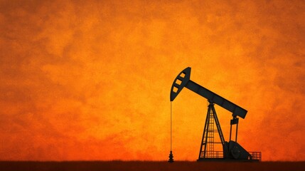 Nostalgic Vintage Oil Industry Advertisements Featuring Historical Technologies and Marketing, 8K Resolution with Copy Space