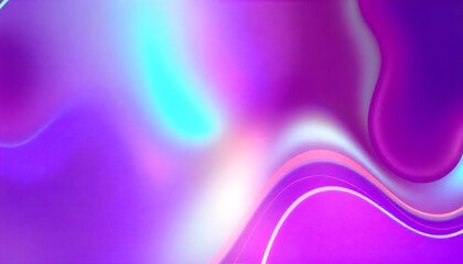 Naklejka premium Colourful Holo gradient wallpaper background of purple and blue, Swirling, Render 3D surface and iridescent colors. reminiscent of a cosmic nebula