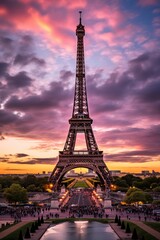 Fototapeta premium Landmark tower architecture building.