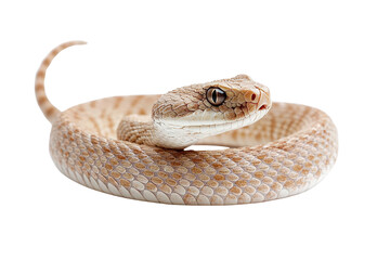 Fototapeta premium Close-up of a beautiful snake showcasing its intricate scales and unique coloration, perfect for nature and wildlife projects.