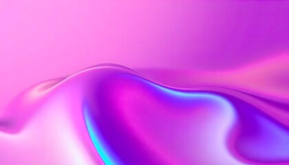 Colourful Holo gradient wallpaper background of purple and blue, Swirling, Render 3D surface and iridescent colors. reminiscent of a cosmic nebula
