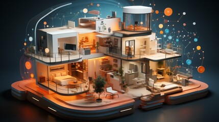 Integration of wearable biosensors in a modern smart home environment with advanced technology