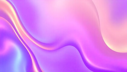 Obraz premium Colourful Holo gradient background of purple and blue, Swirling, Render 3D surface and iridescent colors. reminiscent of a cosmic nebula