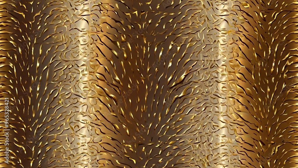 Poster seamless abstract background of metallic gold texture, abstract design of a rich and vibrant gold me