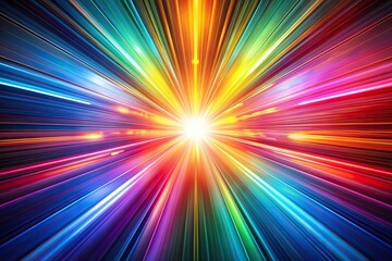 Obraz premium bright light, Abstract bright light art with a background gradient captured from a unique worm s eye view perspective featuring a smooth and mesmerizing display of vibrant colors
